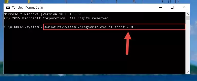 Sbcht32.dll kütüphanesinin kaydını sistemden kaldırma