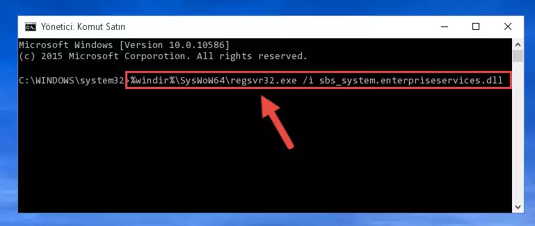 Sbs_system.enterpriseservices.dll kütüphanesinin Windows Kayıt Defteri üzerindeki sorunlu kaydını temizleme