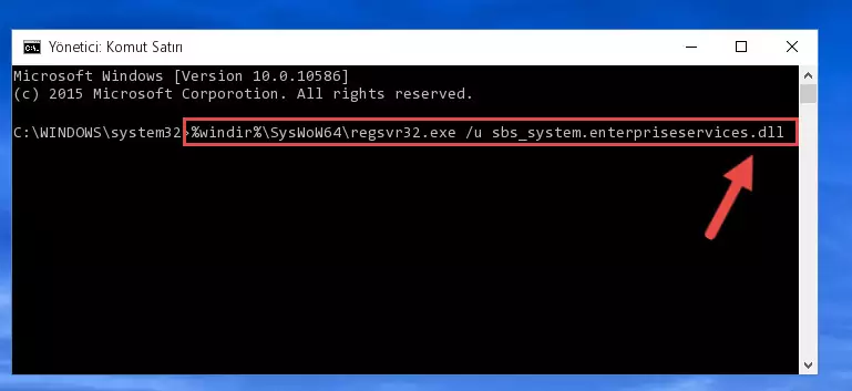Sbs_system.enterpriseservices.dll kütüphanesi için Regedit (Windows Kayıt Defteri) üzerinde temiz kayıt oluşturma