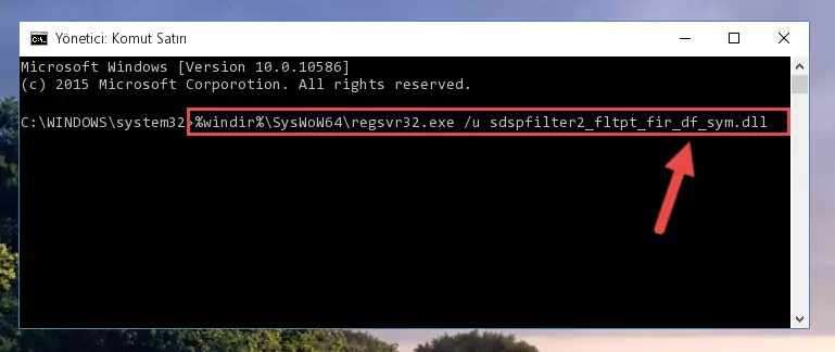 Sdspfilter2_fltpt_fir_df_sym.dll dosyası için yeni kayıt oluşturma