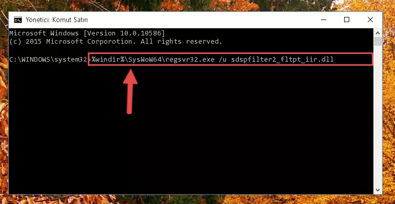 Sdspfilter2_fltpt_iir.dll dosyasını sisteme tekrar kaydetme