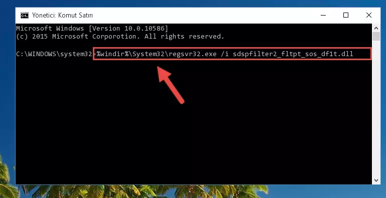 Sdspfilter2_fltpt_sos_df1t.dll kütüphanesi için temiz kayıt oluşturma (64 Bit için)