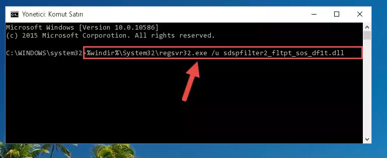 Sdspfilter2_fltpt_sos_df1t.dll kütüphanesini dışarı çıkarma