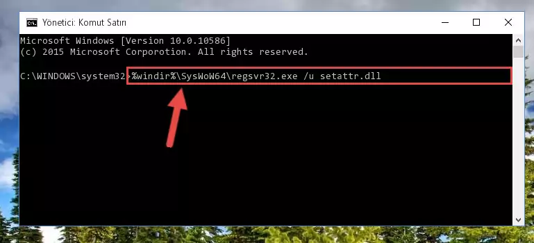Setattr.dll dosyası için temiz ve doğru kayıt yaratma (64 Bit için)