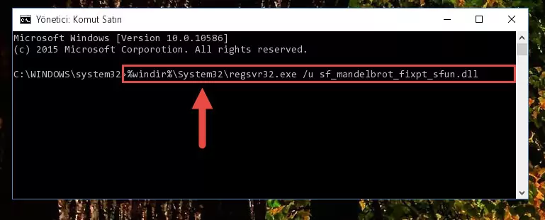 Sf_mandelbrot_fixpt_sfun.dll kütüphanesini .zip dosyası içinden çıkarma