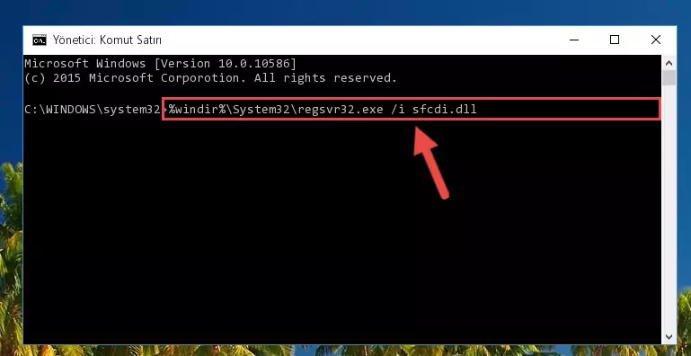 Sfcdi.dll kütüphanesinin Windows Kayıt Defterindeki sorunlu kaydını silme