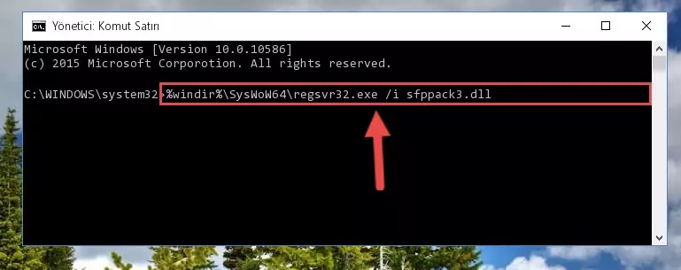 Sfppack3.dll dosyasının sorunlu kaydını Regedit'den kaldırma (64 Bit için)