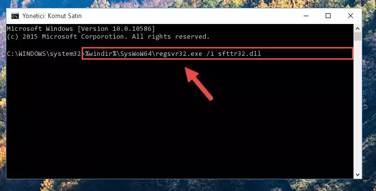 Sfttr32.dll kütüphanesinin bozuk kaydını Windows Kayıt Defterinden kaldırma (64 Bit için)