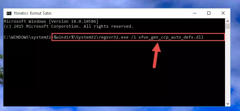 Sfun_gen_ccp_auto_defs.dll kütüphanesi için temiz kayıt yaratma (64 Bit için)
