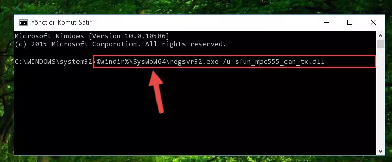 Sfun_mpc555_can_tx.dll kütüphanesi için Regedit (Windows Kayıt Defteri) üzerinde temiz kayıt oluşturma