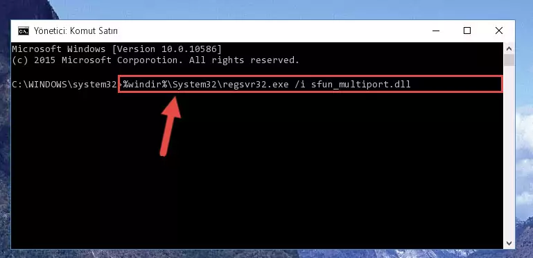 Sfun_multiport.dll kütüphanesinin Windows Kayıt Defteri üzerindeki sorunlu kaydını temizleme