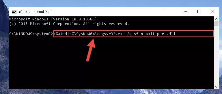 Sfun_multiport.dll kütüphanesi için temiz kayıt oluşturma (64 Bit için)
