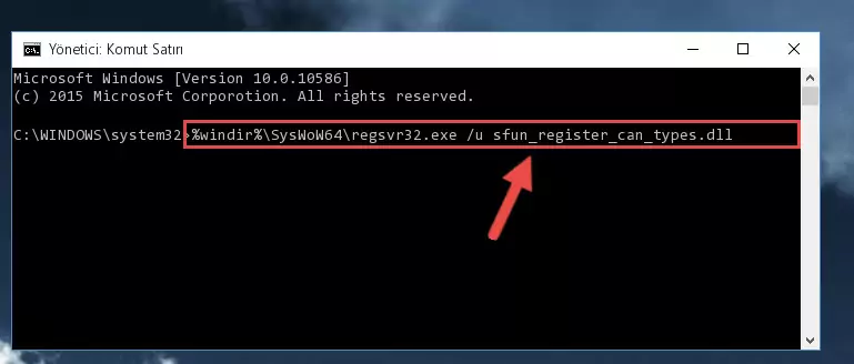 Sfun_register_can_types.dll dosyası için temiz ve doğru kayıt yaratma (64 Bit için)