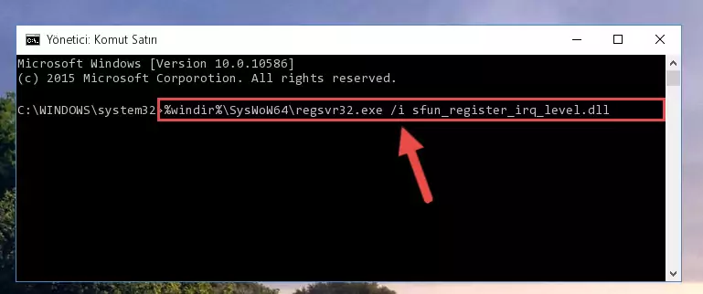 Sfun_register_irq_level.dll dosyasının sorunlu kaydını Regedit'den kaldırma (64 Bit için)