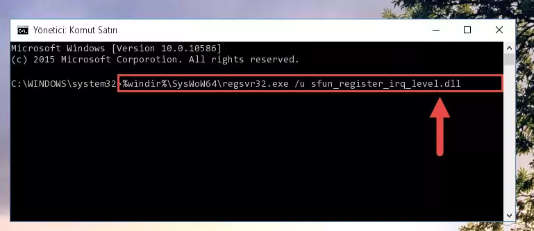 Sfun_register_irq_level.dll dosyası için temiz kayıt yaratma (64 Bit için)