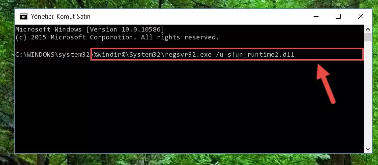 Sfun_runtime2.dll kütüphanesi için Regedit (Windows Kayıt Defteri) üzerinde temiz kayıt oluşturma