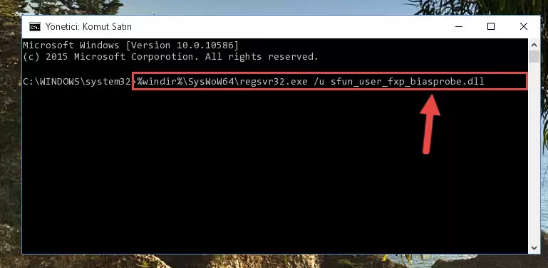 Sfun_user_fxp_biasprobe.dll dosyası için temiz ve doğru kayıt yaratma (64 Bit için)