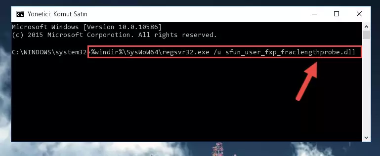 Sfun_user_fxp_fraclengthprobe.dll kütüphanesi için Regedit (Windows Kayıt Defteri) üzerinde temiz kayıt oluşturma