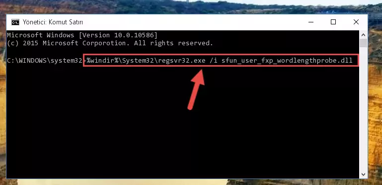 Sfun_user_fxp_wordlengthprobe.dll kütüphanesi için temiz kayıt oluşturma (64 Bit için)