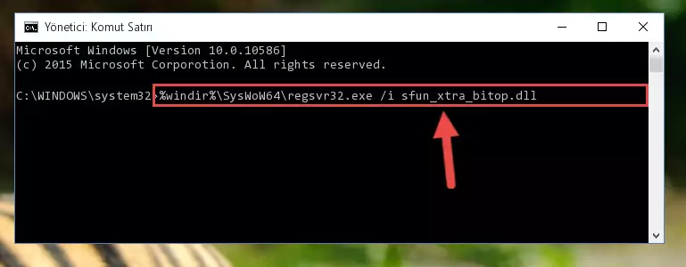 Sfun_xtra_bitop.dll kütüphanesinin bozuk kaydını Windows Kayıt Defterinden kaldırma (64 Bit için)