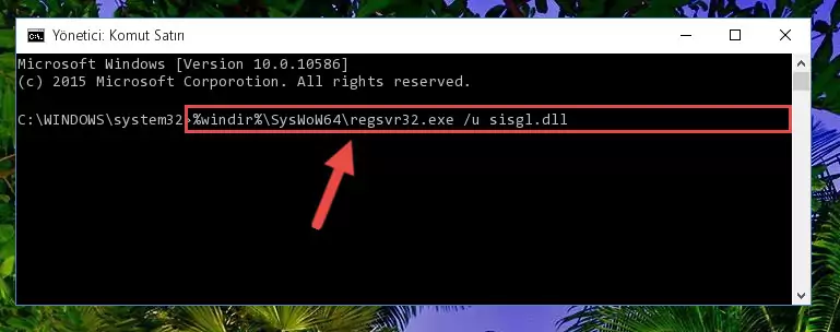 Sisgl.dll kütüphanesi için temiz kayıt oluşturma (64 Bit için)