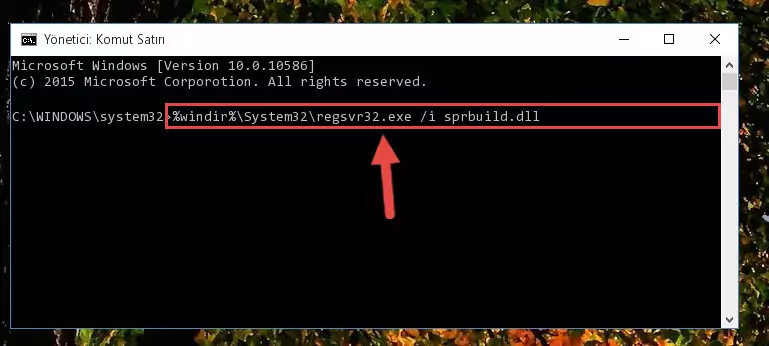 Sprbuild.dll kütüphanesinin Windows Kayıt Defteri üzerindeki sorunlu kaydını temizleme