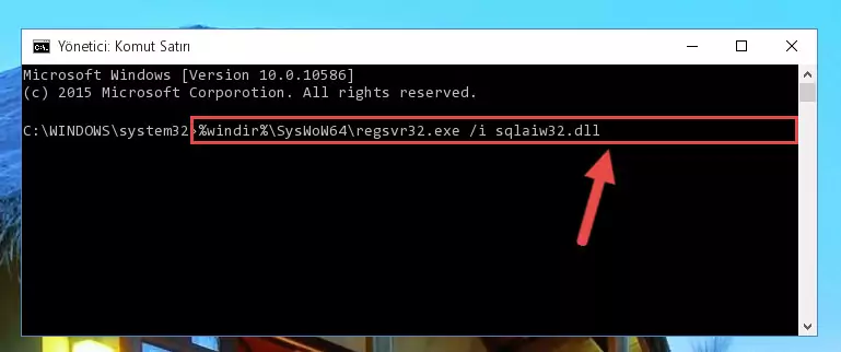 Sqlaiw32.dll dosyasının bozuk kaydını Kayıt Defterinden kaldırma (64 Bit için)