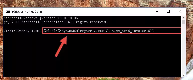 Supp_send_invoice.dll dosyasının Windows Kayıt Defterindeki sorunlu kaydını silme