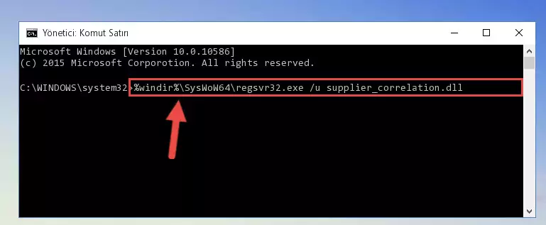 Supplier_correlation.dll kütüphanesi için Regedit (Windows Kayıt Defteri) üzerinde temiz kayıt oluşturma