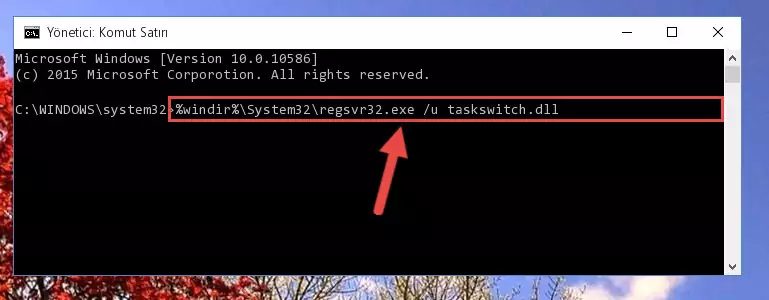 Taskswitch.dll kütüphanesi için Regedit (Windows Kayıt Defteri) üzerinde temiz kayıt oluşturma
