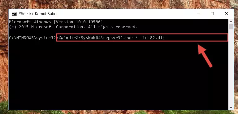 Tcl82.dll dosyasının hasarlı kaydını sistemden kaldırma (64 Bit için)