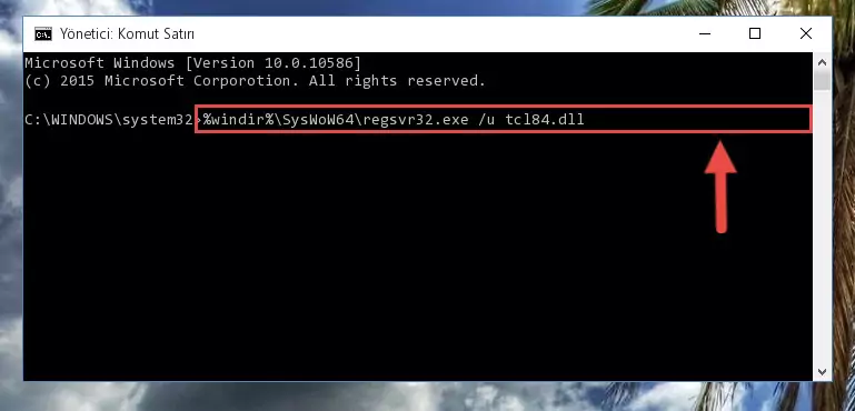 Tcl84.dll kütüphanesi için Regedit (Windows Kayıt Defteri) üzerinde temiz kayıt oluşturma
