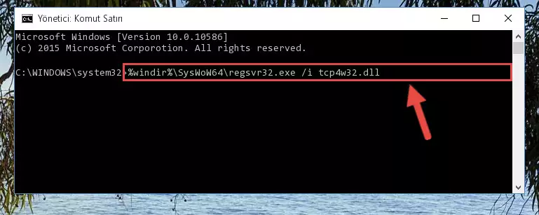 Tcp4w32.dll kütüphanesinin sorunlu kaydını Regedit'den kaldırma (64 Bit için)