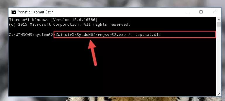 Tcptsat.dll dosyası için Regedit (Windows Kayıt Defteri) üzerinde temiz kayıt oluşturma