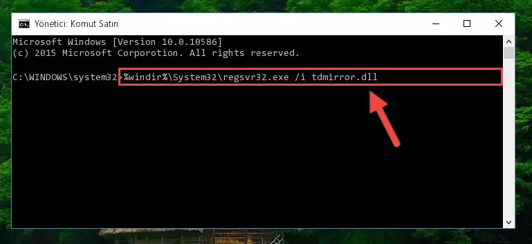 Tdmirror.dll dosyasının Windows Kayıt Defteri üzerindeki sorunlu kaydını temizleme