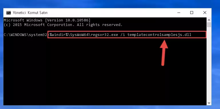 Templatecontrolsamplesjs.dll dosyasının Windows Kayıt Defteri üzerindeki sorunlu kaydını temizleme