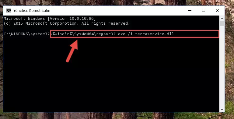 Terraservice.dll kütüphanesinin Windows Kayıt Defterindeki sorunlu kaydını silme