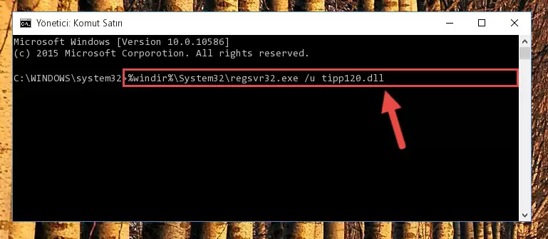 Tipp120.dll dosyası için Regedit (Windows Kayıt Defteri) üzerinde temiz kayıt oluşturma
