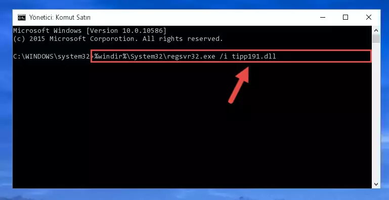 Tipp191.dll dosyasının Windows Kayıt Defteri üzerindeki sorunlu kaydını temizleme