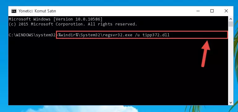 Tipp372.dll kütüphanesi için Regedit (Windows Kayıt Defteri) üzerinde temiz kayıt oluşturma