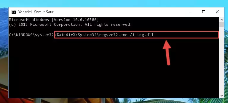 Tng.dll dosyasının Windows Kayıt Defterindeki sorunlu kaydını silme