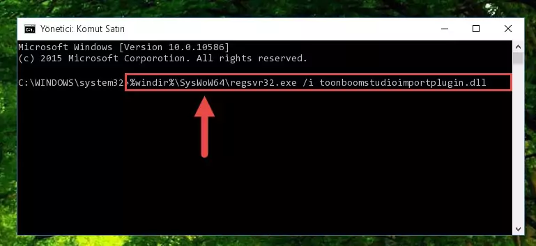 Toonboomstudioimportplugin.dll kütüphanesinin kaydını sistemden kaldırma