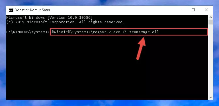 Transmngr.dll dosyası için temiz kayıt yaratma (64 Bit için)