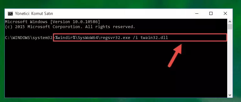 Twain32.dll kütüphanesinin bozuk kaydını Windows Kayıt Defterinden kaldırma (64 Bit için)