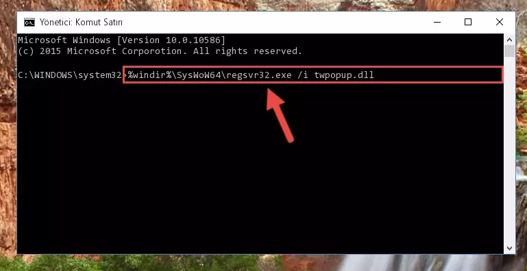 Twpopup.dll dosyasının bozuk kaydını Windows Kayıt Defterinden kaldırma (64 Bit için)