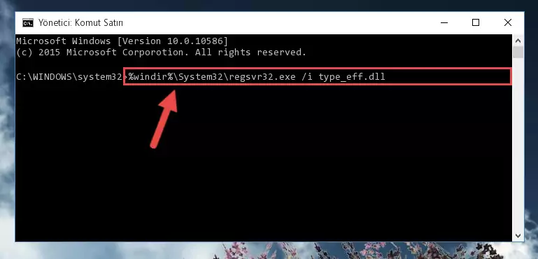 Type_eff.dll dosyasının Windows Kayıt Defteri üzerindeki sorunlu kaydını temizleme