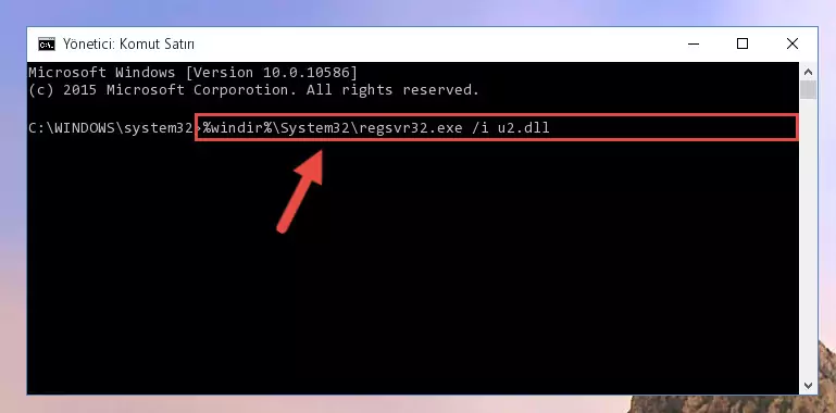U2.dll dosyasının Windows Kayıt Defteri üzerindeki sorunlu kaydını temizleme
