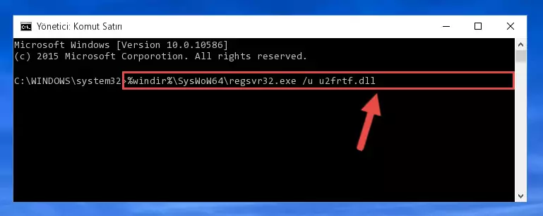 U2frtf.dll dosyası için temiz kayıt yaratma (64 Bit için)