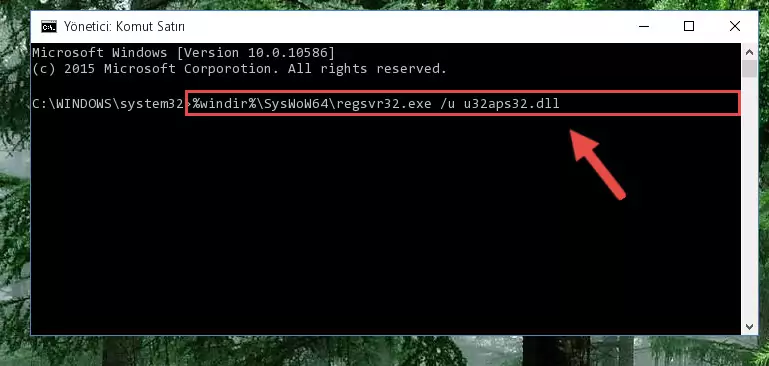 U32aps32.dll dosyası için Windows Kayıt Defterinde yeni kayıt oluşturma