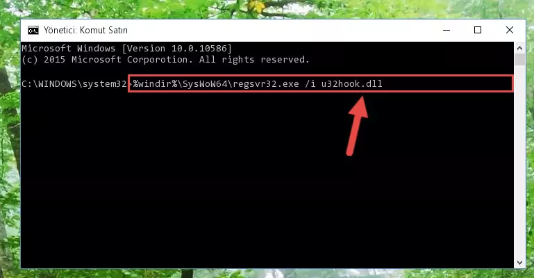 U32hook.dll kütüphanesinin Windows Kayıt Defterindeki sorunlu kaydını silme